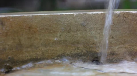 Falling water stream Stock Footage 32351880