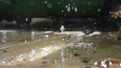 Falling water from water tap Stock Footage 112200664
