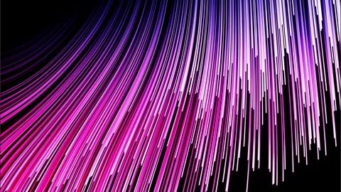 Falling wave lines gradient blue and puple red VJ animation background loop0 Stock Footage 340066400