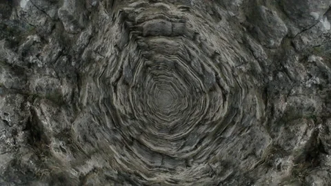 Falling into a well, 4K Stock Footage 194415107