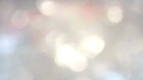 Falling white and yellow bokeh lights, hypnotic colorful animation - 60fps Stock Footage 64620939