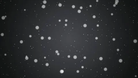 Falling white bokeh snow particles seamless loop motion background Stock Footage 347840915
