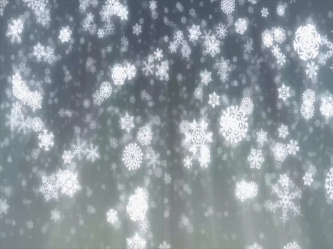 Falling White Christmas Snowflakes Stock-Footage 73617654
