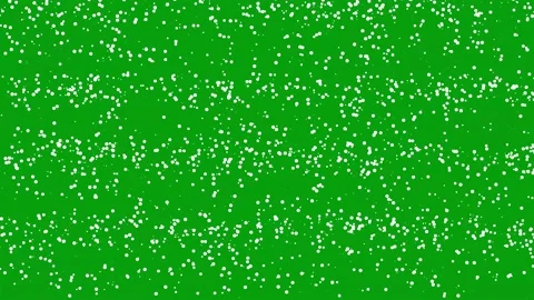 Falling white particles motion graphics with green screen background Stock Footage 158549441