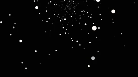 Falling white particles motion graphics with night background Stock Footage 171585223