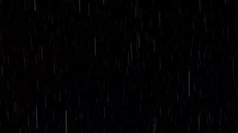 Falling White Rain Drops Particles On Black Background Animation Clip Video stock 333832983