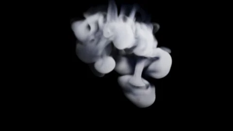 Falling White Smoke 4K Stock Footage 243206491