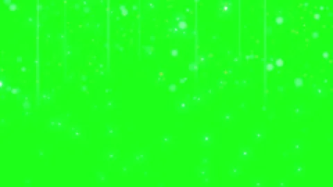 Falling white snow particles on green screen background for video compositing. Stock Footage 341907510
