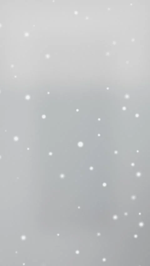 Falling white snowflakes on a soft gray background. 2d animation Stock Footage 345219226