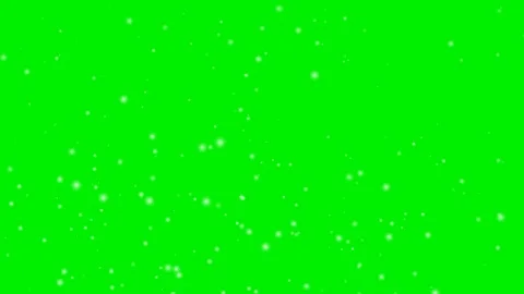 Falling winter snow on green screen Stock Footage 124401568
