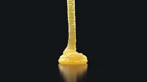 Falling yellow jam Stock Footage 246360121