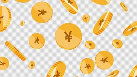 Falling Yen Video stock 224056525