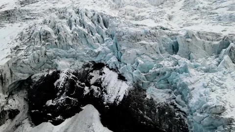 Falljökull Glacier Stock Footage 142000648