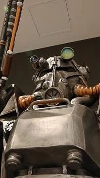 Fallout 3 Display inside Fallout Boy Exhibition held 스톡 사진