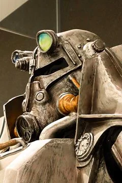 Fallout 3 Display inside Fallout Boy Exhibition held 库存照片