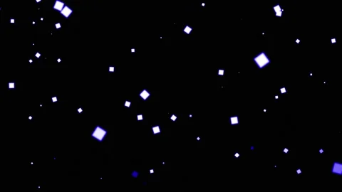 Fallowing blue glow dots on black screen Stock Footage 218581088
