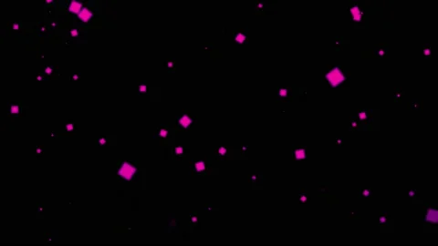 Fallowing purple glow dots on black screen Stock Footage 218580654