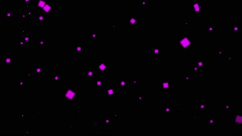 Fallowing purple glow dots on black screen Stock Footage 218581028