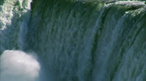 The Falls From above 1 undercranked 60fps Stock-Footage 559063