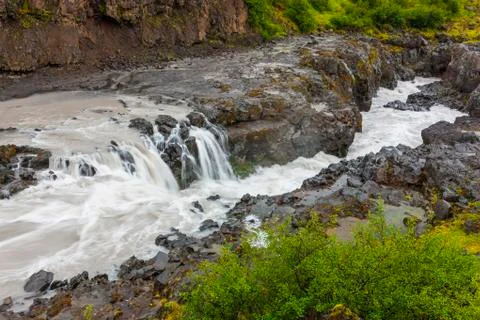 Falls in Iceland Stock Photos