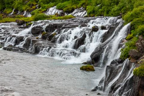 Falls in Iceland Stock Photos