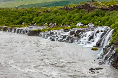Falls in Iceland Stock Photos