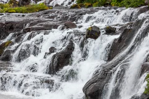 Falls in Iceland 스톡 사진