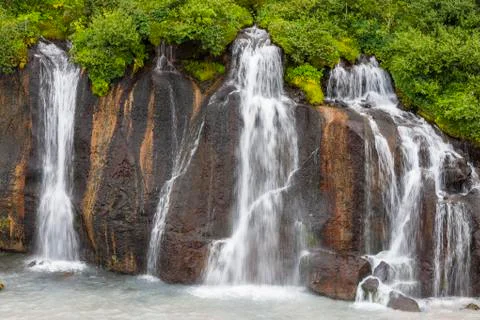 Falls in Iceland Stock Photos