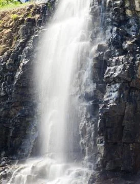 Falls in mountains Stock Photos