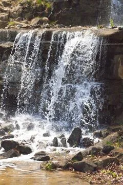Falls in mountains Stock Photos