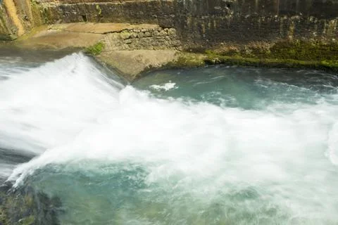Falls in mountains Stock Photos