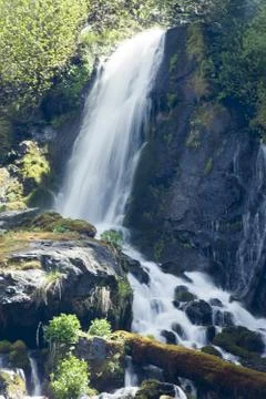 Falls in mountains Foto stock