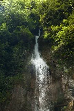 Falls in mountains Foto stock