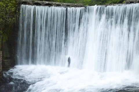 Falls on the river Stock Photos
