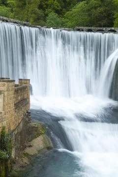 Falls on the river Stock Photos