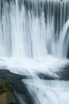 Falls on the river Stock Photos