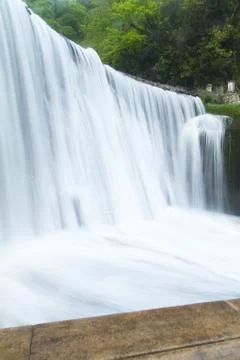 Falls on the river Stock Photos