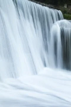 Falls on the river Stock Photos