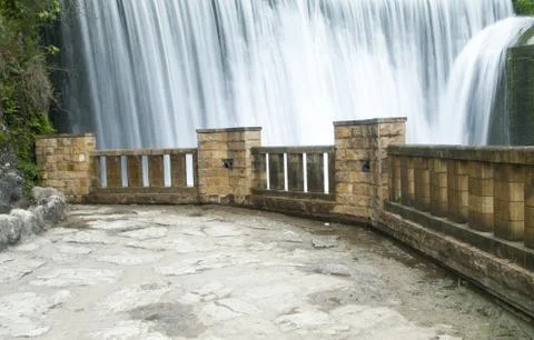 Falls on the river Stock Photos