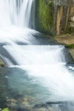 Falls on the river Stock Photos