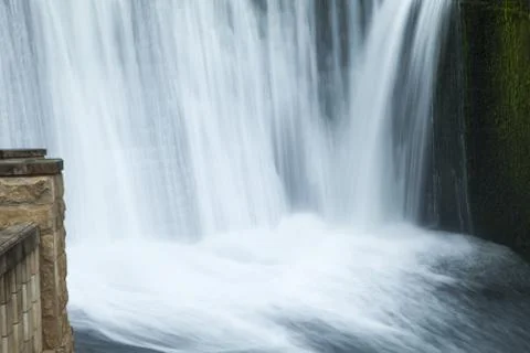 Falls on the river Stock Photos