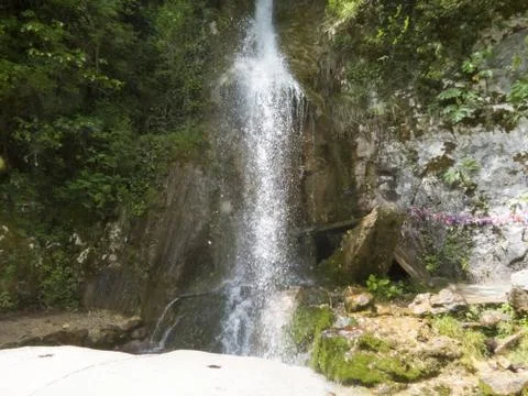 Falls on the river Stock Photos