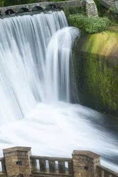 Falls on the river Stock Photos