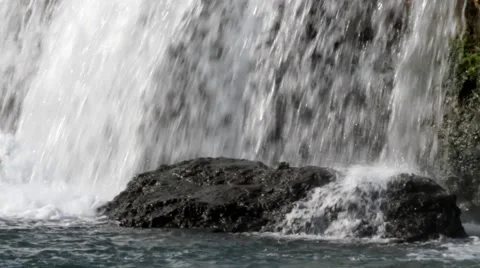 Falls Rock Stock Footage 1105202