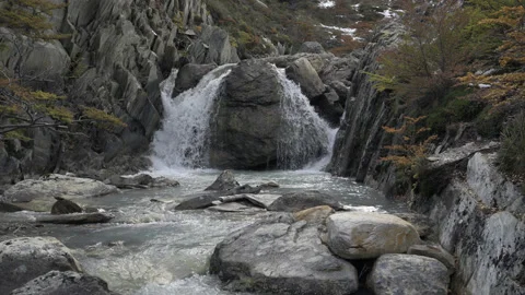 Falls in Ushuaia Video stock 239000431