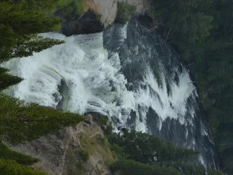 Falls in Yellowstone Stock Photos