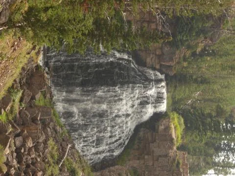 Falls in Yellowstone Stock Photos