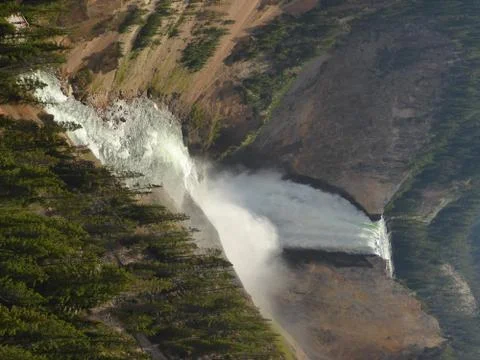 Falls in Yellowstone Stock Photos