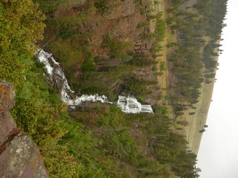 Falls in Yellowstone Foto stock