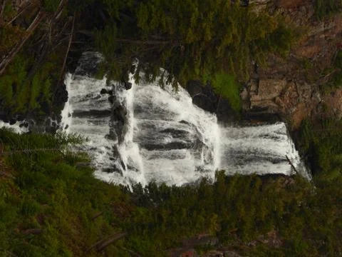 Falls in Yellowstone Stock Photos